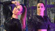 Wanessa Camargo arrasa em look all black para o 'Faustão na Band' - Reprodução/Instagram