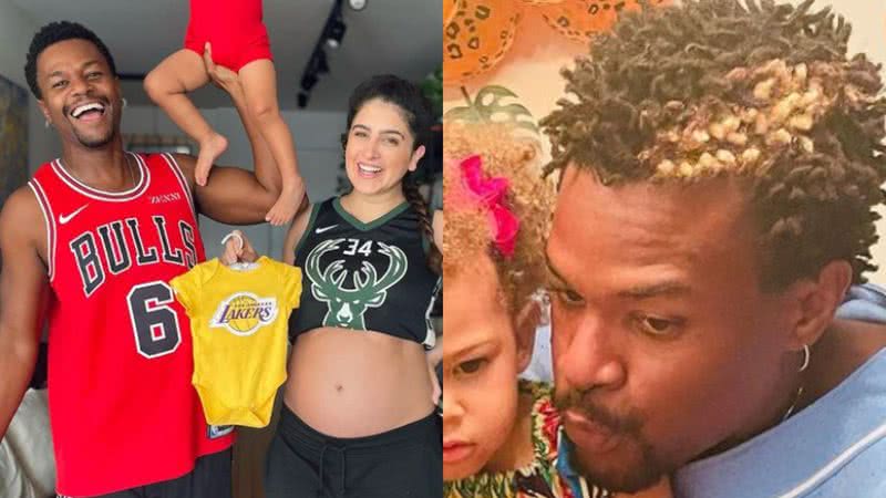 Casal David Junior e Yasmin Garcez são pais de Amora, e tiveram sua segunda filha, Odara na última sexta-feira, 9 - Foto: Reprodução / Instagram