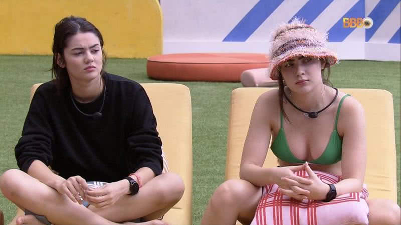 Jade e Eslovênia conversam sobre paredão - Reprodução/TV Globo