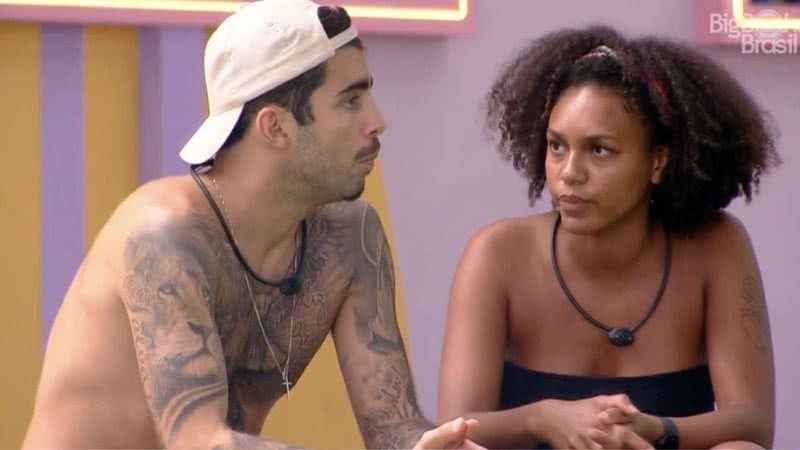 Pedro Scooby e Jessilane discutem - Reprodução / TV Globo