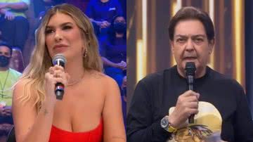 Lore Improta agradece Faustão após participar de seu programa na Band - Reprodução/Rede Bandeirantes