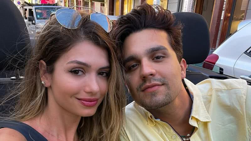 Luan Santana usa brinco com inicial da namorada, Izabela Cunha, e recebe declaração especial - Foto/Instagram