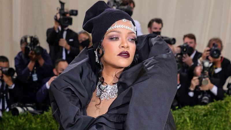 Rihanna mostra barrigão da primeira gravidez - Getty Images