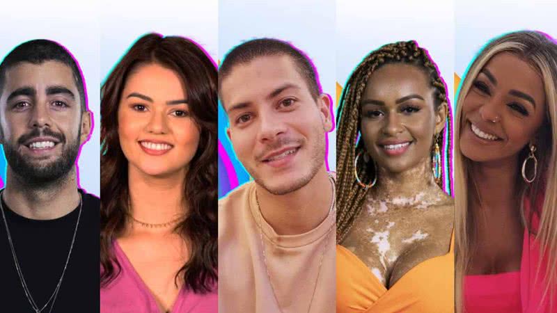 BBB22: Participantes se beijam e aumentam a temperatura no quarto - (Divulgação/TV Globo)