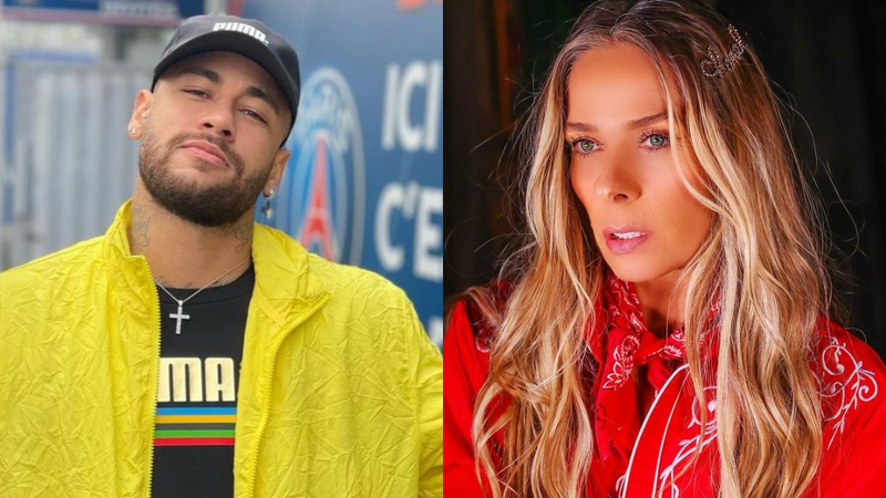 Curtindo as férias em Paris, Adriane Galisteu e o filho posam ao lado de Neymar Jr. para clique especial - Reprodução / Instagram