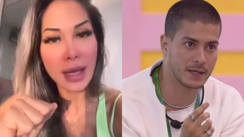 Maíra Cardi fala sobre Arthur no BBB - Reprodução/TV Globo