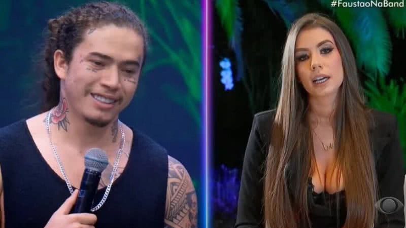 Whindersson Nunes recebe declaração de Maria Lina no Faustão na Band - Reprodução/Band