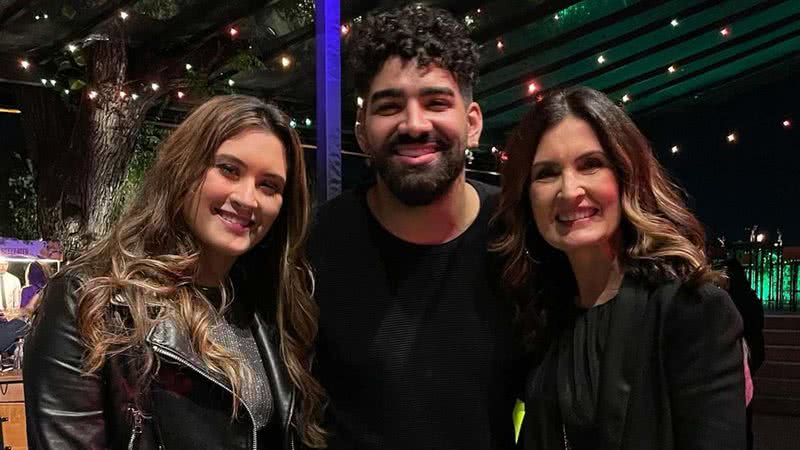 Beatriz Bonemer, Dilsinho e Fátima Bernardes - Foto: Reprodução / Instagram