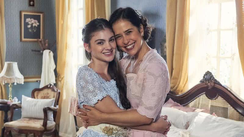 Olívia (Debora Ozório) e Heloisa (Paloma Duarte) na novela Além da Ilusão - Foto: Globo / João Miguel Junior