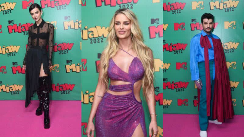 Famosos esbanjaram beleza no "Pink Carpet" do MTV Miaw - Fotos: Leo Franco/AgNews