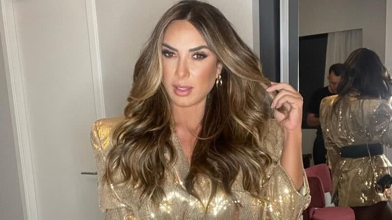 Nicole Bahls rouba a cena ao surgir de micro shorts - Reprodução/Instagram