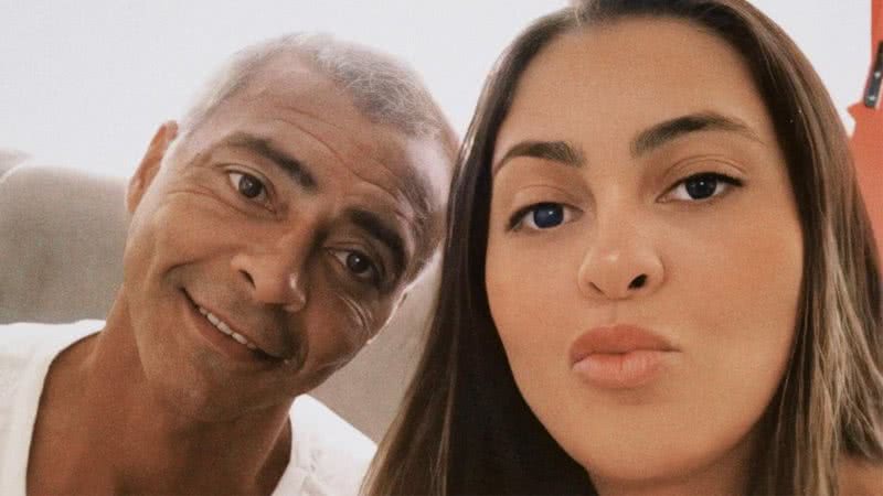 Romário celebra gravidez da filha, Dada Favatto - Reprodução/Instagram