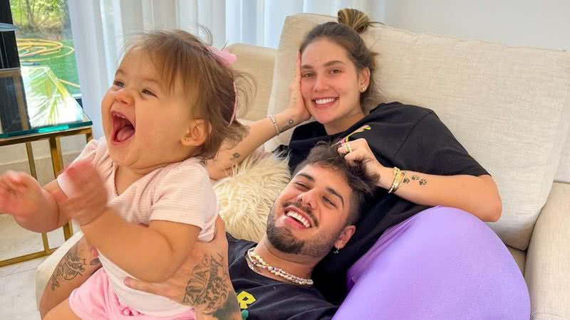 Zé Felipe e Virginia Fonseca curtem café da manhã divertido com a filha, Maria Alice - Foto/Instagram