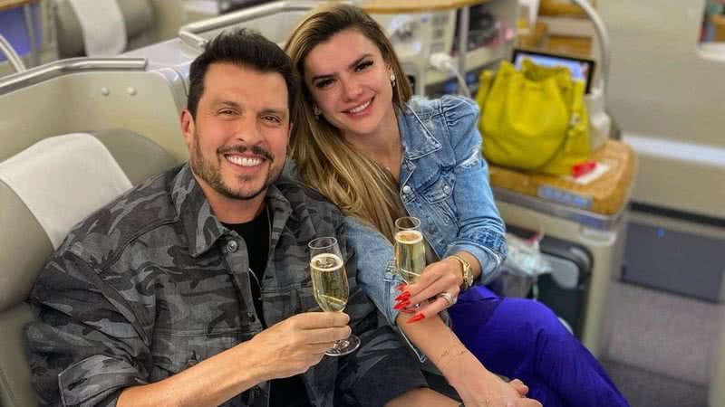 Wellington Muniz e Mirella Santos celebrando 10 anos de casados - Reprodução/Instagram