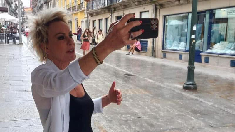 Ana Maria Braga em Portugal - Reprodução/Instagram