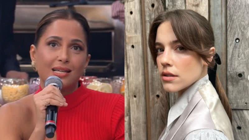 Camila Pitanga e Alice Wegmann comentam sobre harmonização facial - Reprodução/Band/Instagram