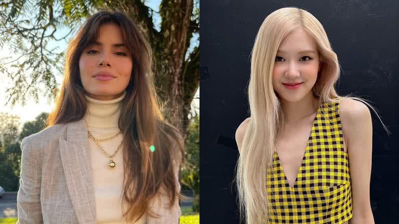 Camila Queiroz curte evento em Londres com Rosé, integrante do BLACKPINK - Reprodução/Instagram