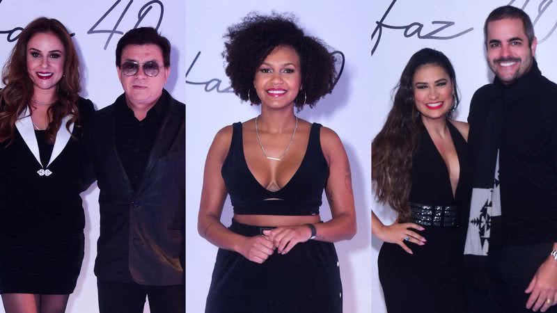 Márcia Lima, Chitãozinho, ex-BBB Jessi Alves, Simone e Kaká Diniz - Fotos: Leo Franco e Bruno Ulivieri/ Agnews