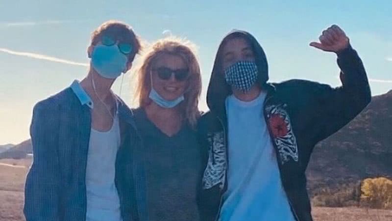 Os filhos de Britney Spears não irão ao casamento da mãe - Reprodução: Instagram