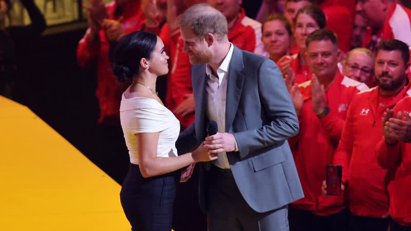 Príncipe Harry e Meghan Markle estão com os filhos Archie e Lilibeth em Londres - Foto: Getty Images