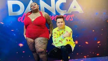 Jojo Todynho e o coreógrafo Rolon Ho foram os eliminados desta semana na Dança dos Famosos - Reprodução: Instagram