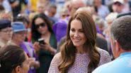 Kate Middleton jogou futebol durante uma visita real - Foto: Getty Images