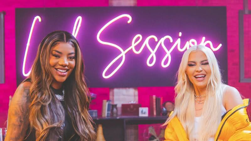 Ludmilla e Luísa Sonza aparecem soltando a voz nas primeiras fotos do 'Lud Session' - Foto/Instagram