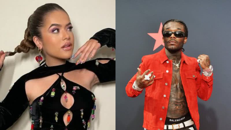 Maisa Silva se encontrou com o rapper Lil Uzi Vert durante voo - Reprodução: Instagram/Foto:GettyImages