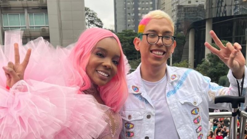 Ivan Baron e Thelma Assis participam da Parada LGBTQIA+ no trio eletríco de Luísa Sonza - Foto/Reprodução