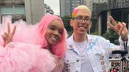 Ivan Baron e Thelma Assis participam da Parada LGBTQIA+ no trio eletríco de Luísa Sonza - Foto/Reprodução