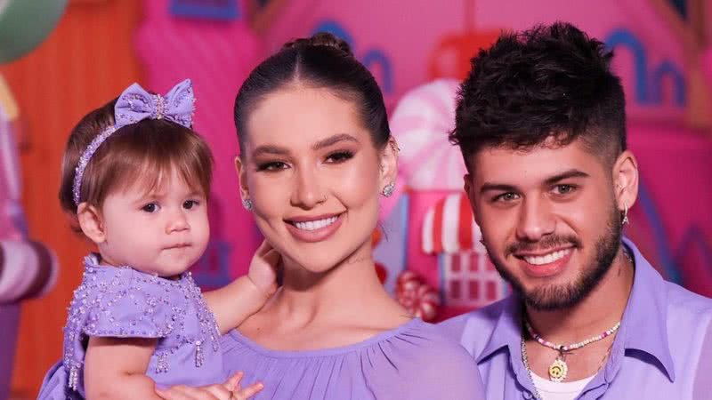 Ao lado da família, Zé Felipe encanta ao mostrar vídeo brincando com a filha, Maria Alice - Foto/Instagram