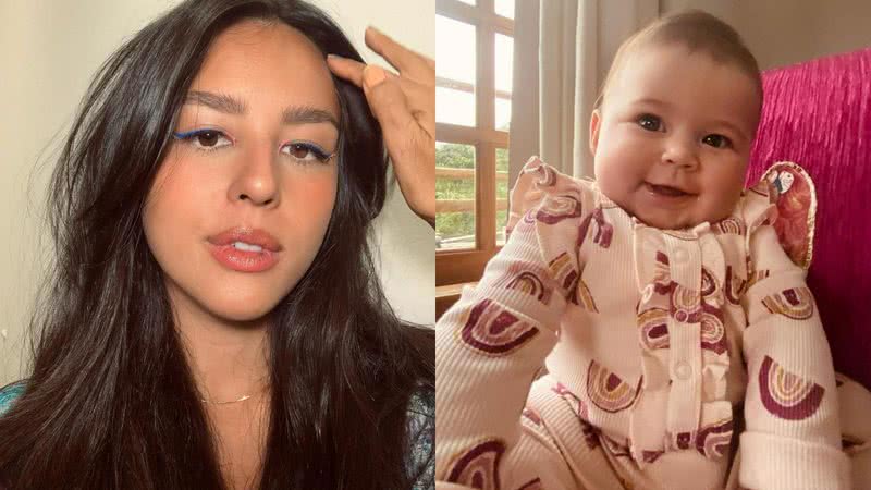 Yanna Lavigne admira o pôr do sol coladinha com a filha caçula, Amélia - Reprodução/Instagram