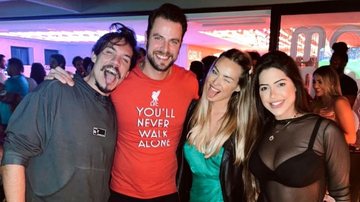 Eliezer, Gustavo, Bárbara e Laís curtem balada juntos - Foto: Reprodução / Instagram