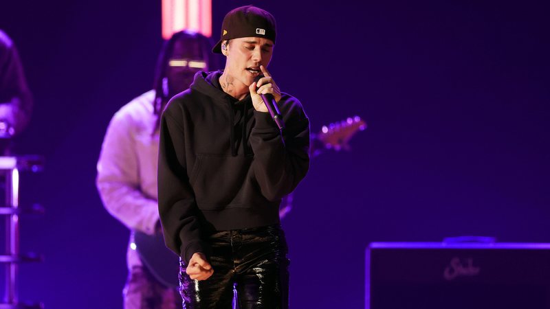 Justin Bieber se emocionou em show no México - Foto: Getty Images