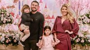 Cristiano e a esposa Paula Vaccari fazem festão para celebrar o aniversário de 5 anos da filha, Pietra - Allysson Moreno