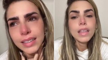 Erika Schneider se emociona ao falar sobre o fim do namoro com Bil Araújo - Reprodução / Instagram