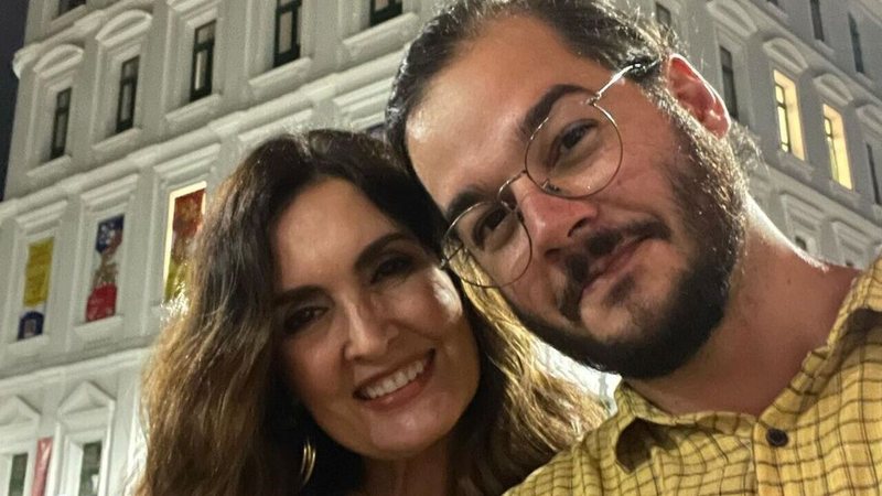 Fátima Bernardes e o namorado Túlio Gadêlha - Reprodução/Instagram