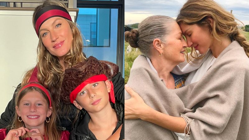 Gisele Bündchen fez uma linda declaração para os filhos e a mãe - Reprodução/Instagram