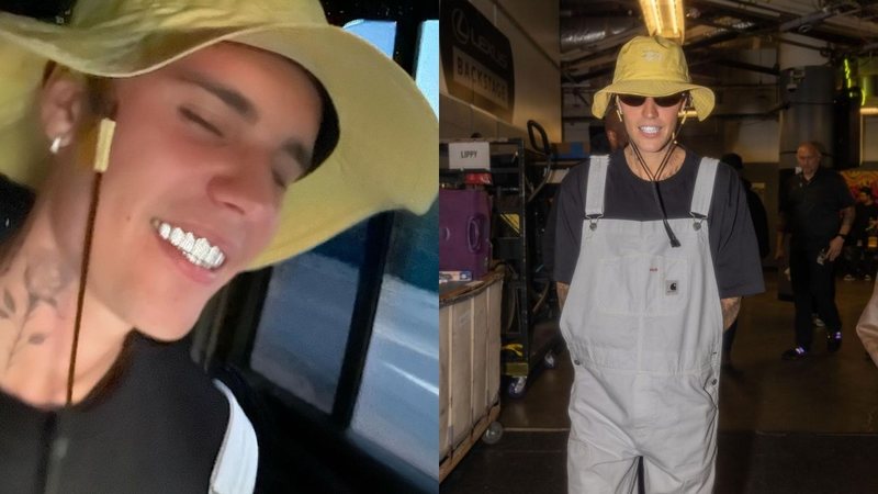 Justin Bieber ostenta com dentadura de luxo - Foto: Reprodução / Instagram