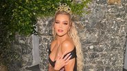 Khloé Kardashian usa vestido icônico de látex inspirado em Kim Kardashian para noite em família - Foto/Instagram