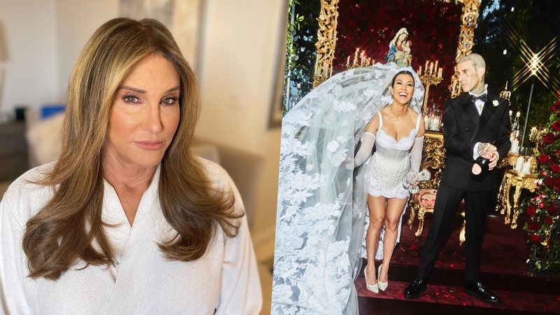 Caitlyn Jenner não estava na lista de convidadas do casamento de Kourtney Kardashian e Travis Barker - Foto/Instagram