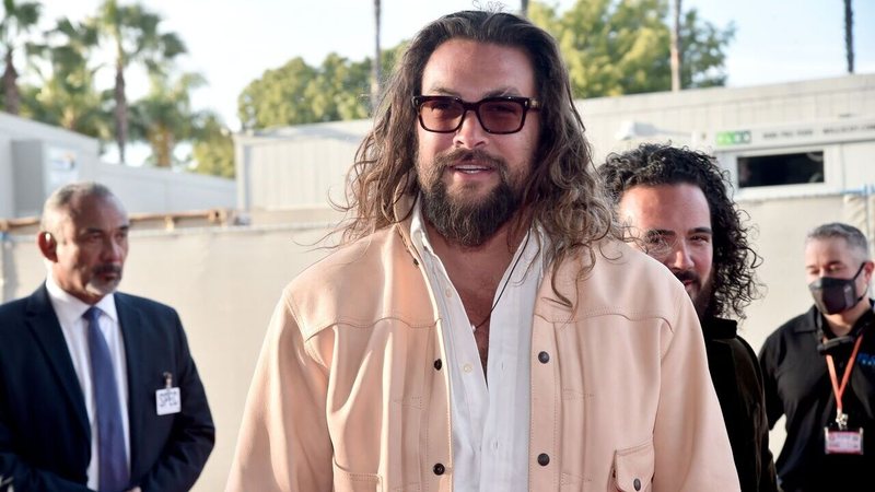 Jason Momoa teve que fazer uma ressonância magnética após acidente em set de filmagens - Foto: Getty Images