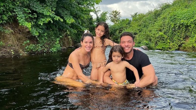 Wesley Safadão curte dia radical na natureza ao lado da mulher e dos filhos - Foto/Instagram