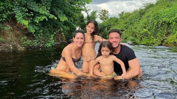 Wesley Safadão curte dia radical na natureza ao lado da mulher e dos filhos - Foto/Instagram