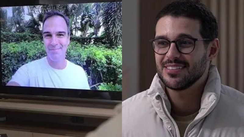 Tadeu Schmidt se emociona após reportagem de Rodrigo Mussi - Reprodução/TV Globo