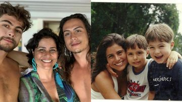 Valéria Alencar posta clique antigo encantador com os filhos, Rafael e Francisco Vitti - Reprodução/Instagram