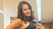 Viviane Araújo encanta ao mostrar barriguinha na academia - Reprodução/Instagram