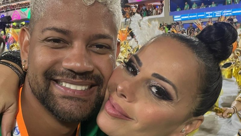 Viviane Araújo esbanja romance com Guilherme Militão durante desfile das campeãs de São Paulo - Reprodução/Instagram