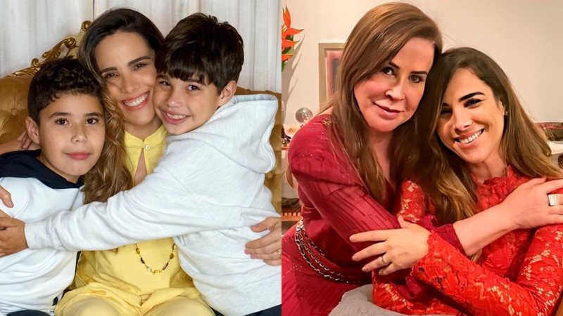 Wanessa Camargo celebra o 'Dia das Mães' recordando fotos com os filhos e Zilu - Reprodução/Instagram