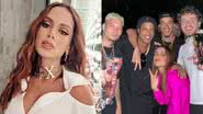 Cantora Anitta aproveita noitada com Ronaldinho Gaúcho e rappers - Reprodução/Instagram